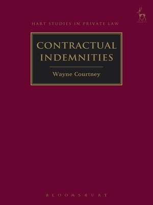 cover image of Contractual Indemnities